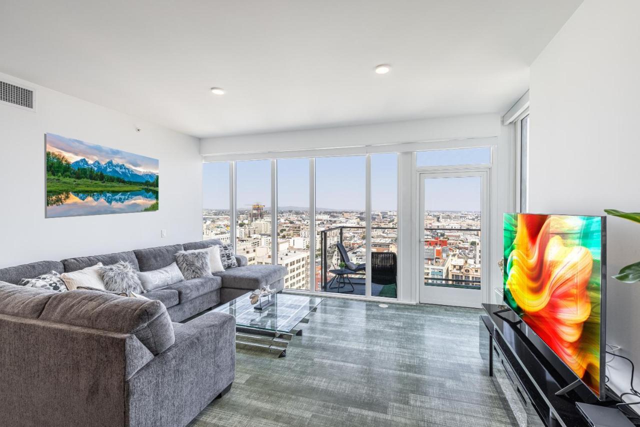 Top Floor High Rise 3 Bed Dtla Skyscraper Penthouse Los Angeles Dış mekan fotoğraf