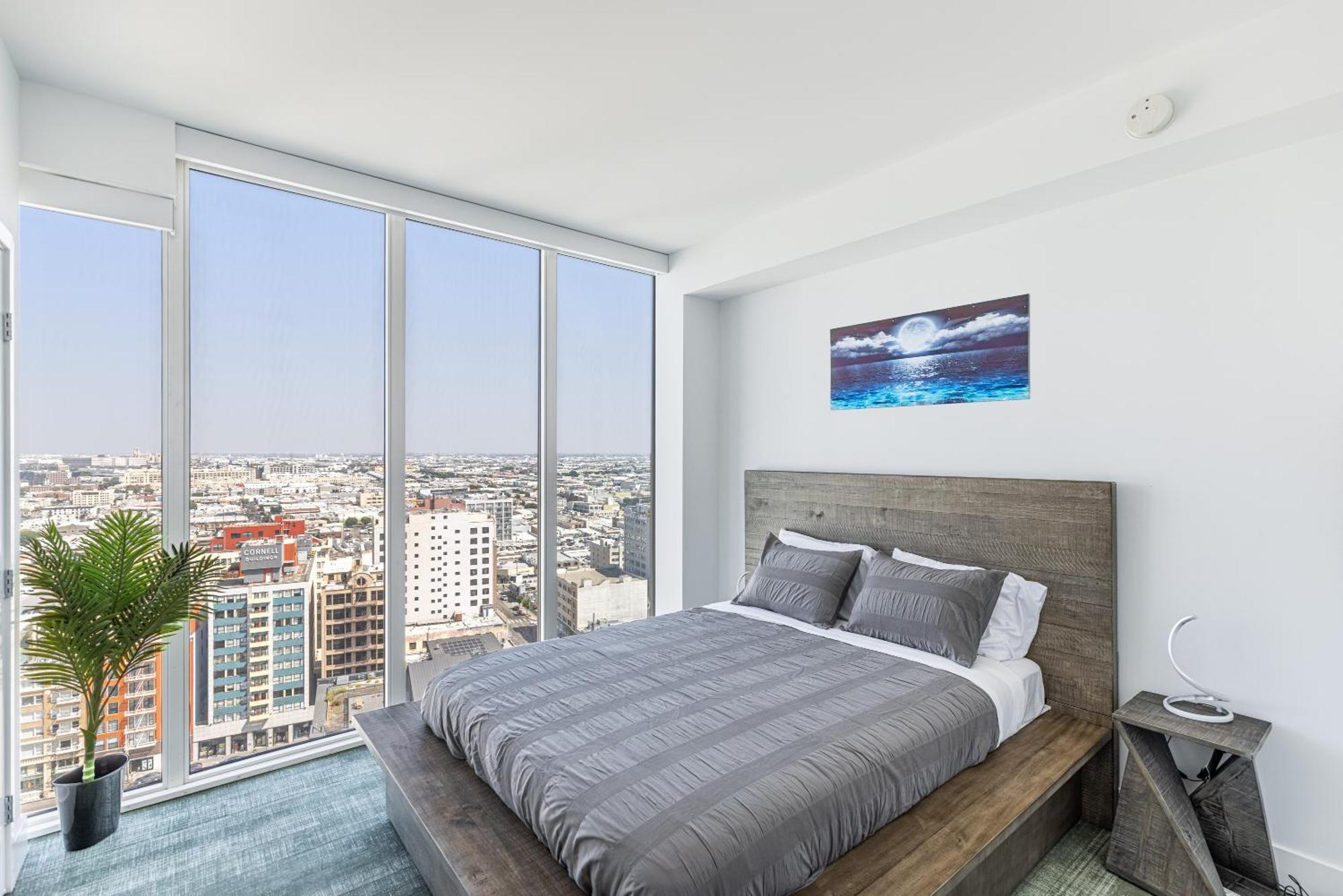 Top Floor High Rise 3 Bed Dtla Skyscraper Penthouse Los Angeles Dış mekan fotoğraf