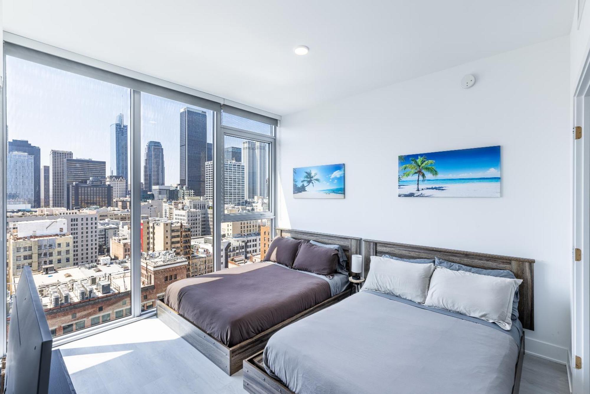 Top Floor High Rise 3 Bed Dtla Skyscraper Penthouse Los Angeles Dış mekan fotoğraf